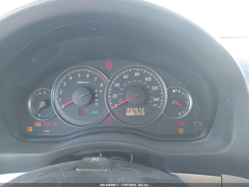 2008 Subaru Outback 2.5I/2.5I L.l. Bean Edition VIN: 4S4BP61C387338846 Lot: 43656071