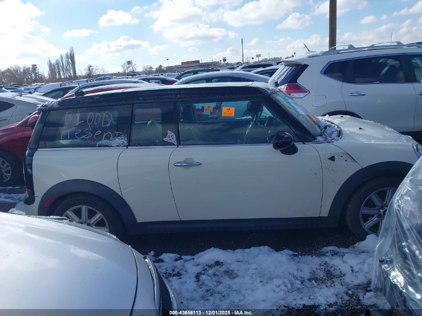 2011 Mini Cooper S Clubman VIN: WMWZG3C58BTY36407 Lot: 43656113