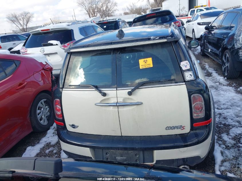 2011 Mini Cooper S Clubman VIN: WMWZG3C58BTY36407 Lot: 43656113