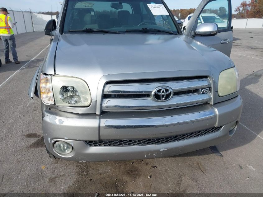 2006 Toyota Tundra Sr5 V8 VIN: 5TBDT44166S522374 Lot: 43656225