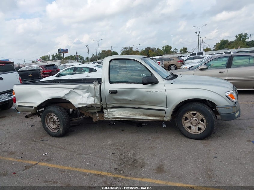 2001 Toyota Tacoma VIN: 5TENL42N61Z723110 Lot: 43656236