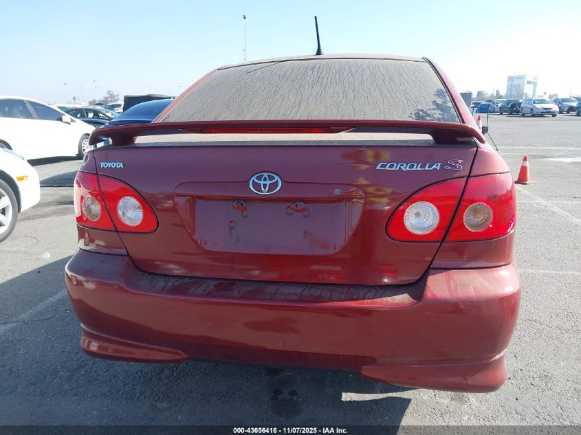 2006 Toyota Corolla S VIN: 1NXBR32E96Z702758 Lot: 43656416