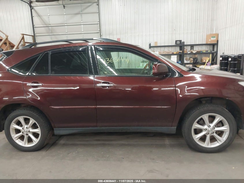 2009 Lexus Rx 350 VIN: JTJHK31U092052260 Lot: 43656441