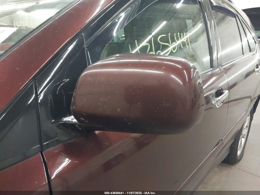 2009 Lexus Rx 350 VIN: JTJHK31U092052260 Lot: 43656441