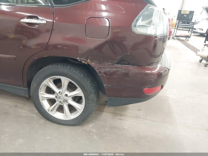 2009 Lexus Rx 350 VIN: JTJHK31U092052260 Lot: 43656441