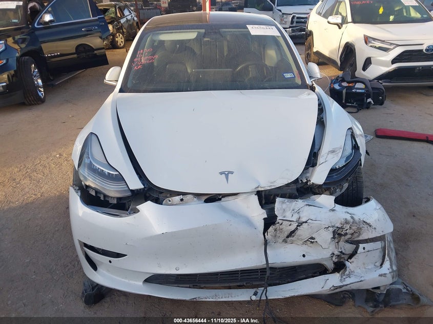 2019 Tesla Model 3 Long Range/Performance VIN: 5YJ3E1EB9KF448160 Lot: 43656444