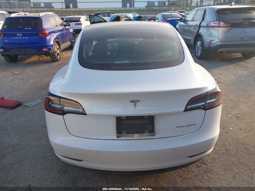 2019 Tesla Model 3 Long Range/Performance VIN: 5YJ3E1EB9KF448160 Lot: 43656444