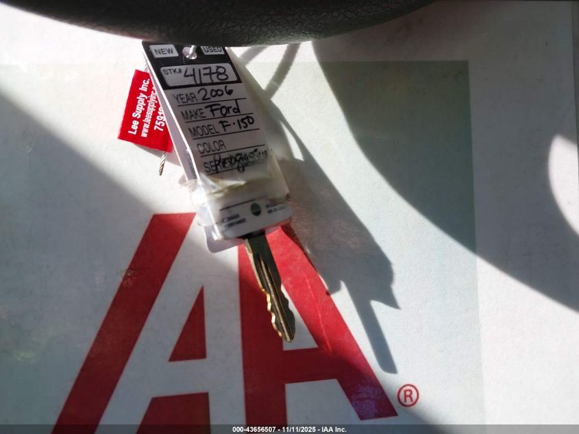 2006 Ford F-150 Fx4/Lariat/Xl/Xlt VIN: 1FTPX14596NA51112 Lot: 43656507