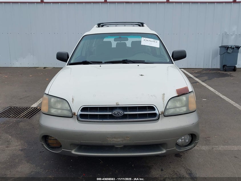 2002 Subaru Outback VIN: 4S3BH665527609702 Lot: 43656563
