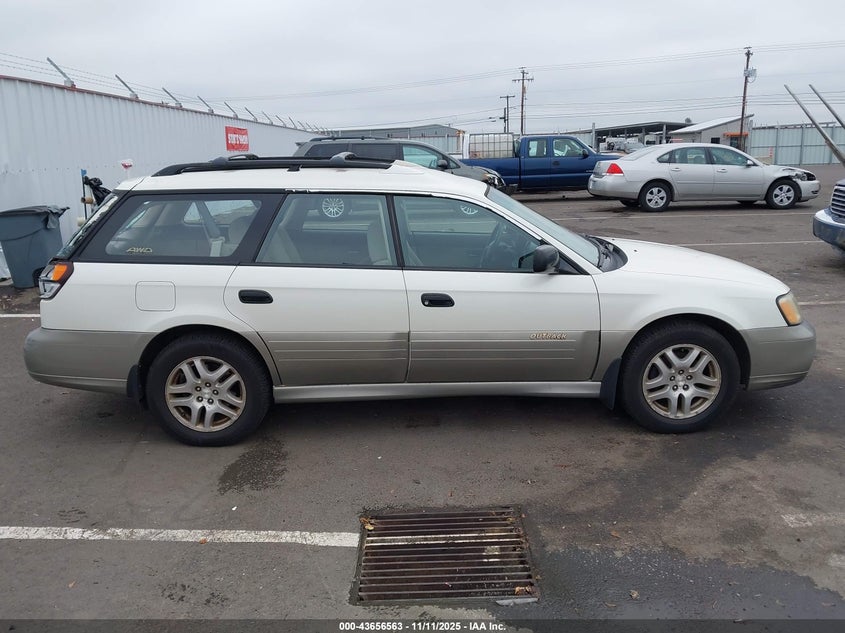 2002 Subaru Outback VIN: 4S3BH665527609702 Lot: 43656563