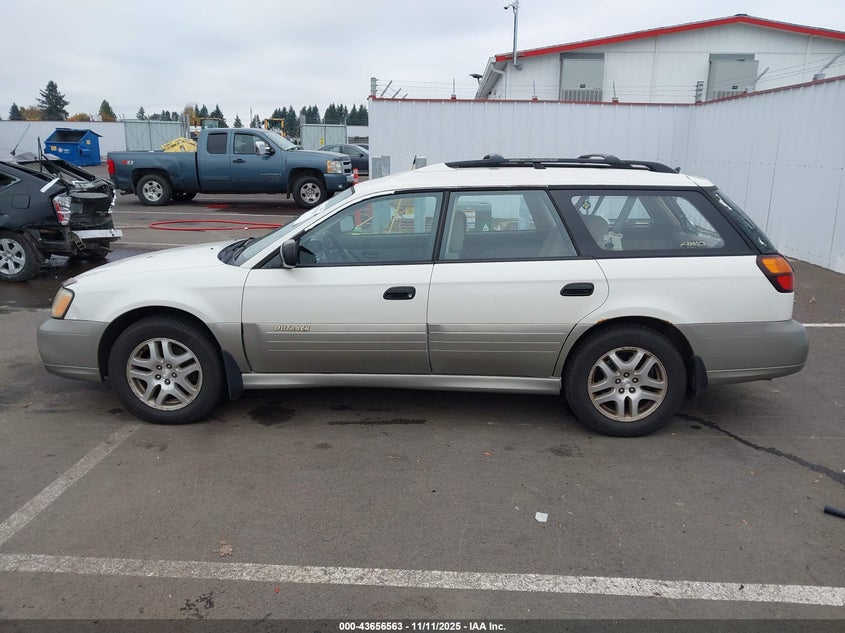 2002 Subaru Outback VIN: 4S3BH665527609702 Lot: 43656563