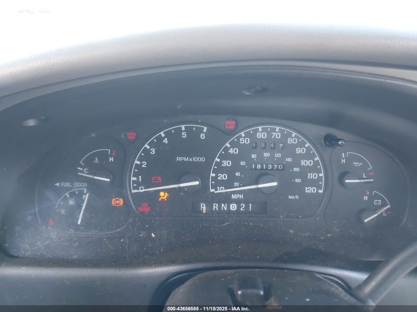 2000 Ford Ranger Xl/Xlt VIN: 1FTYR10CXYPB51987 Lot: 43656585