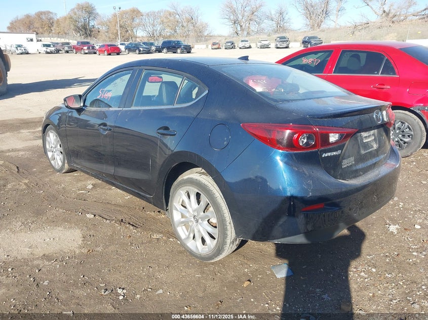 Vin: jm1bm1v38e1188709, lot: 44151817, mazda mazda3 s touring 20143