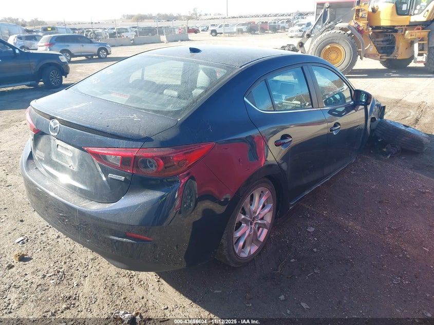 Vin: jm1bm1v38e1188709, lot: 44151817, mazda mazda3 s touring 20144