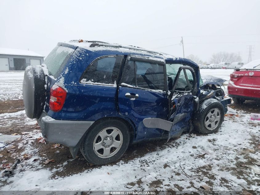 2004 Toyota Rav4 VIN: JTEGD20V840014157 Lot: 43656615