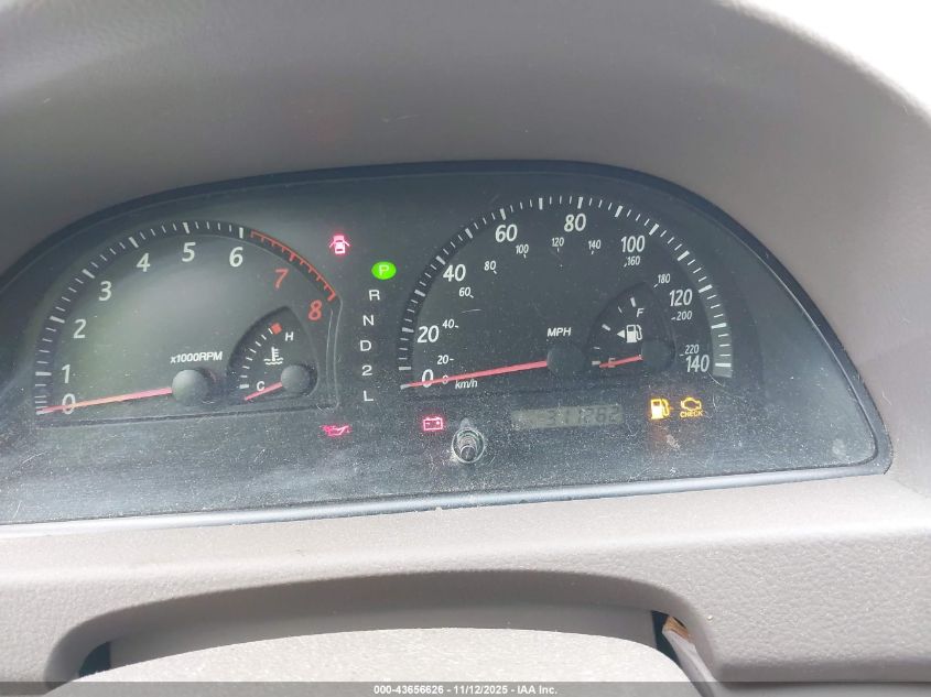 2002 Toyota Camry Xle VIN: 4T1BE32K92U618452 Lot: 43656626