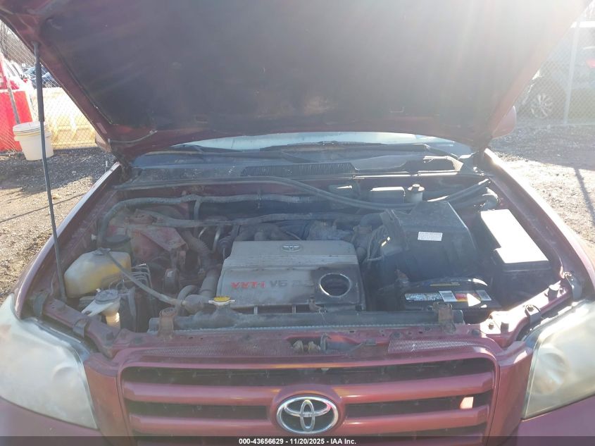 2005 Toyota Highlander V6 VIN: JTEEP21A250108675 Lot: 43656629