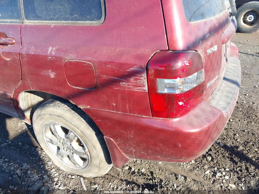 2005 Toyota Highlander V6 VIN: JTEEP21A250108675 Lot: 43656629