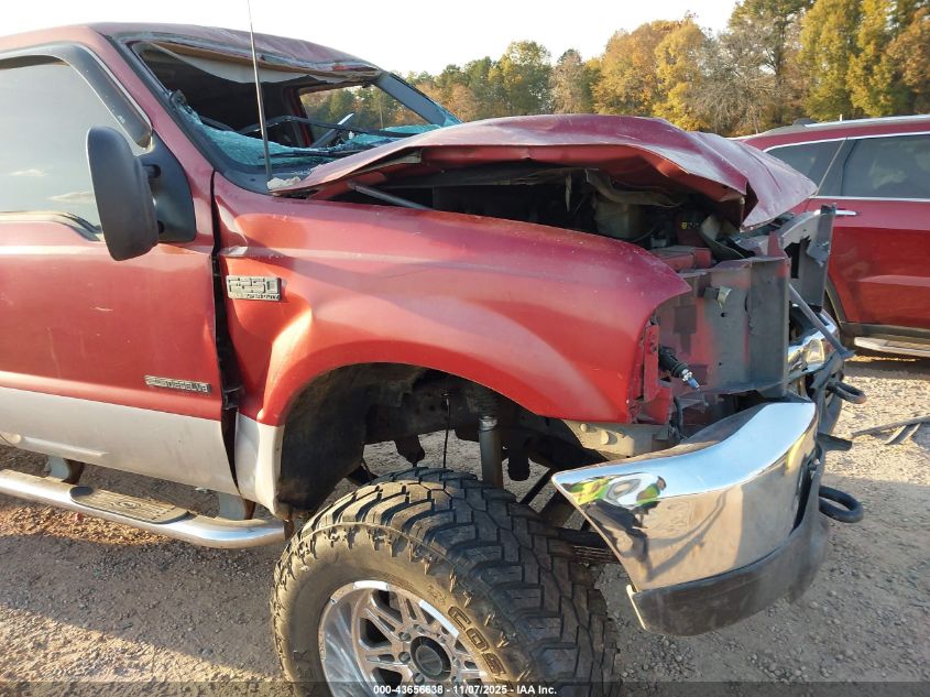 2002 Ford F-250 Lariat/Xl/Xlt VIN: 1FTNW21F22EB45999 Lot: 43656638