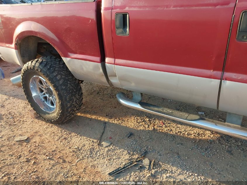 2002 Ford F-250 Lariat/Xl/Xlt VIN: 1FTNW21F22EB45999 Lot: 43656638