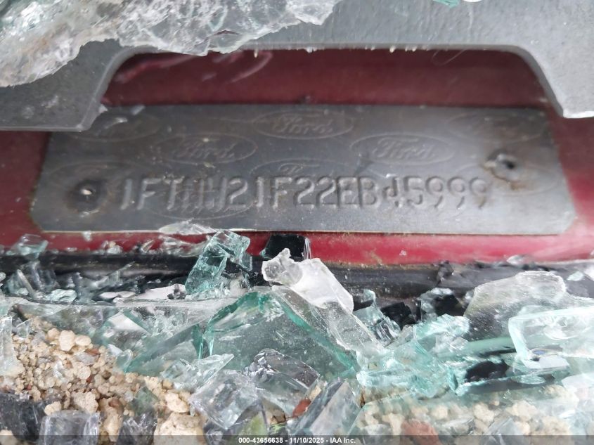 2002 Ford F-250 Lariat/Xl/Xlt VIN: 1FTNW21F22EB45999 Lot: 43656638