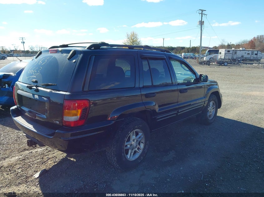 1J8GW48N74C410280 2004 JEEP GRAND CHEROKEE photo no. 4