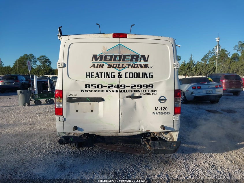 2016 Nissan Nv Cargo Nv1500 S V6 VIN: 1N6BF0KM2GN809291 Lot: 43656773