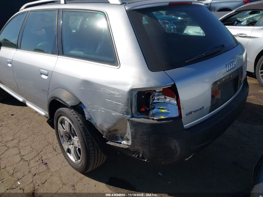 2001 Audi Allroad VIN: WAUYP54B31N100330 Lot: 43656950