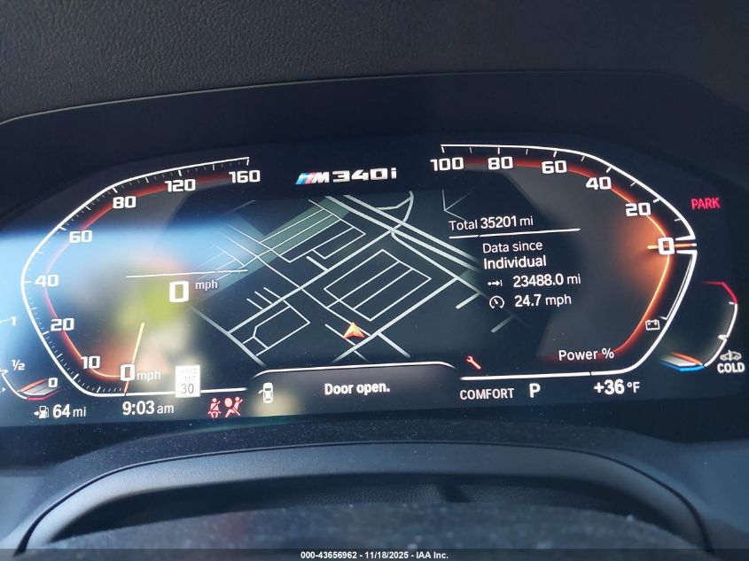 2022 BMW 3 Series M340I xDrive VIN: 3MW5U9J06N8C33730 Lot: 43656962