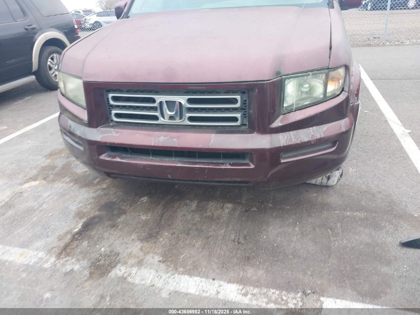 2008 Honda Ridgeline Rts VIN: 2HJYK16418H517484 Lot: 43656982