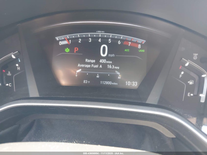 2019 Honda Cr-V Ex-L VIN: 2HKRW2H85KH663470 Lot: 43656994