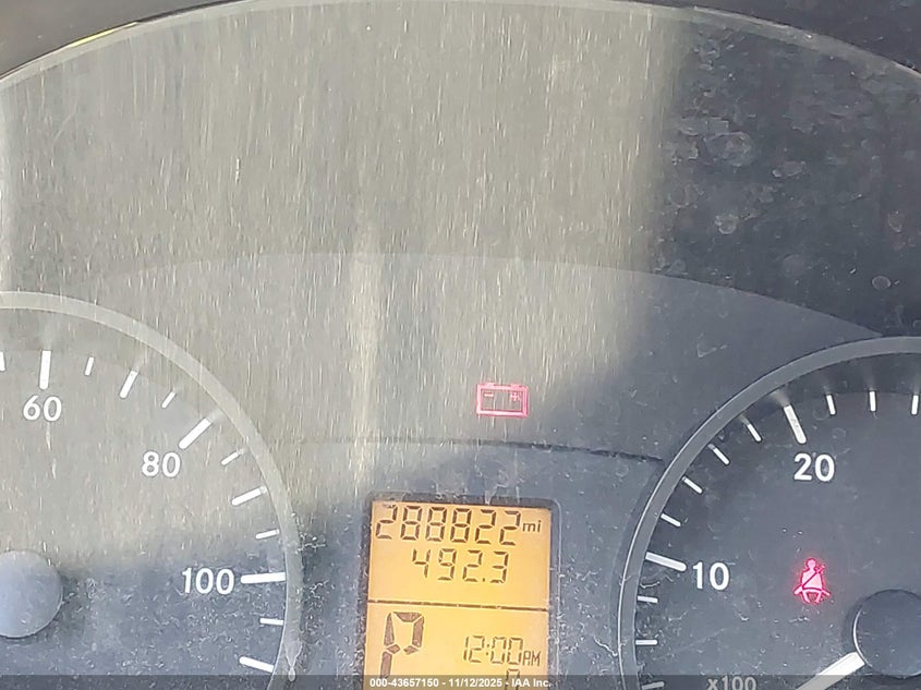 2012 Mercedes-Benz Sprinter 2500 High Roof VIN: WD3PE8CB3C5708207 Lot: 43657150