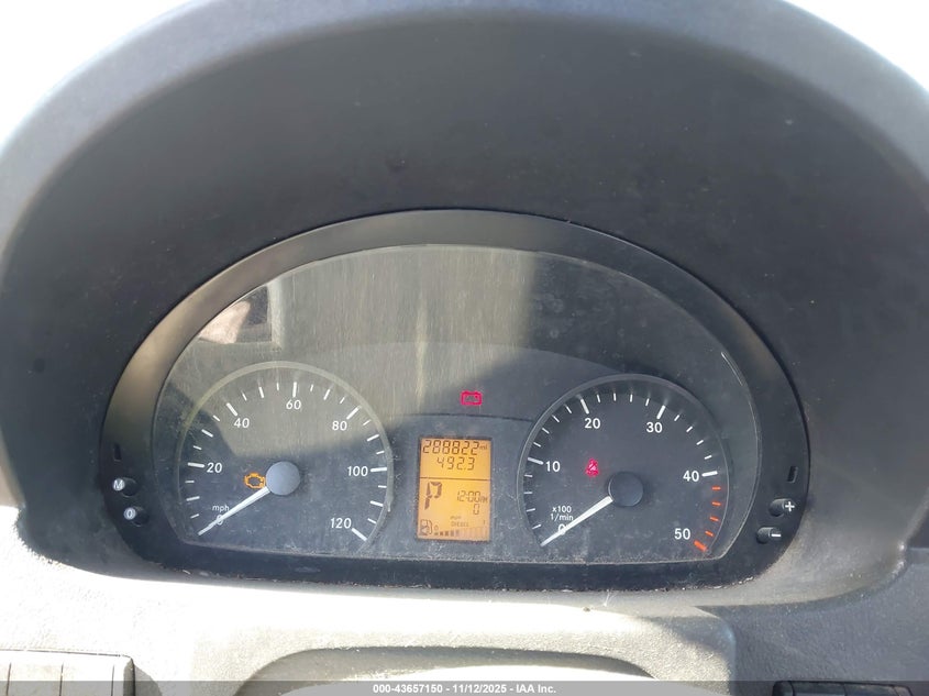 2012 Mercedes-Benz Sprinter 2500 High Roof VIN: WD3PE8CB3C5708207 Lot: 43657150