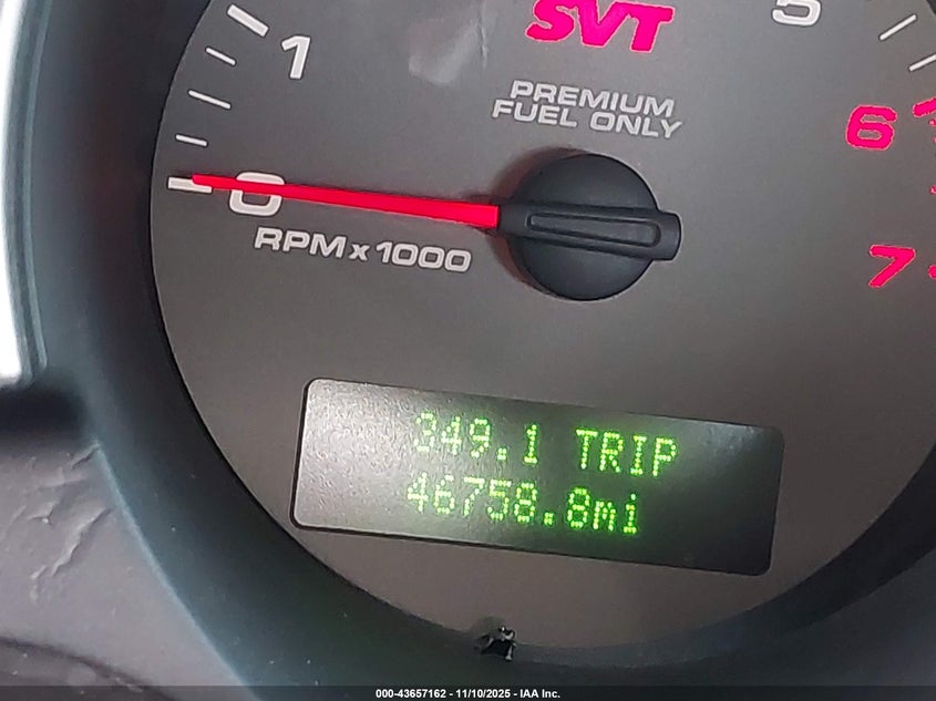 2007 Ford Shelby Gt500 VIN: 1ZVHT88S675260329 Lot: 43657162