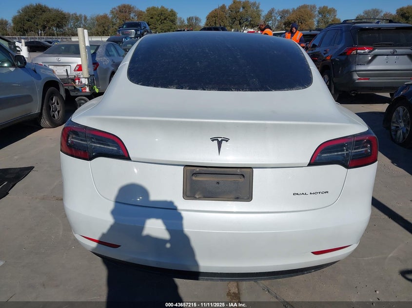 2023 Tesla Model 3 Long Range Dual Motor All-Wheel Drive VIN: 5YJ3E1EB4PF671259 Lot: 43657215