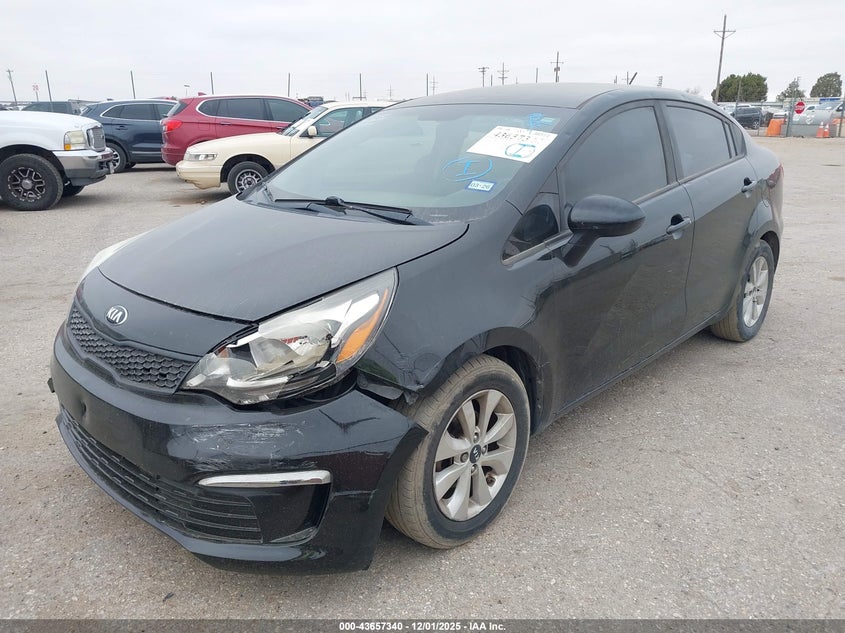 Vin: knadm4a35h6061324, lot: 44152553, kia rio lx 20172
