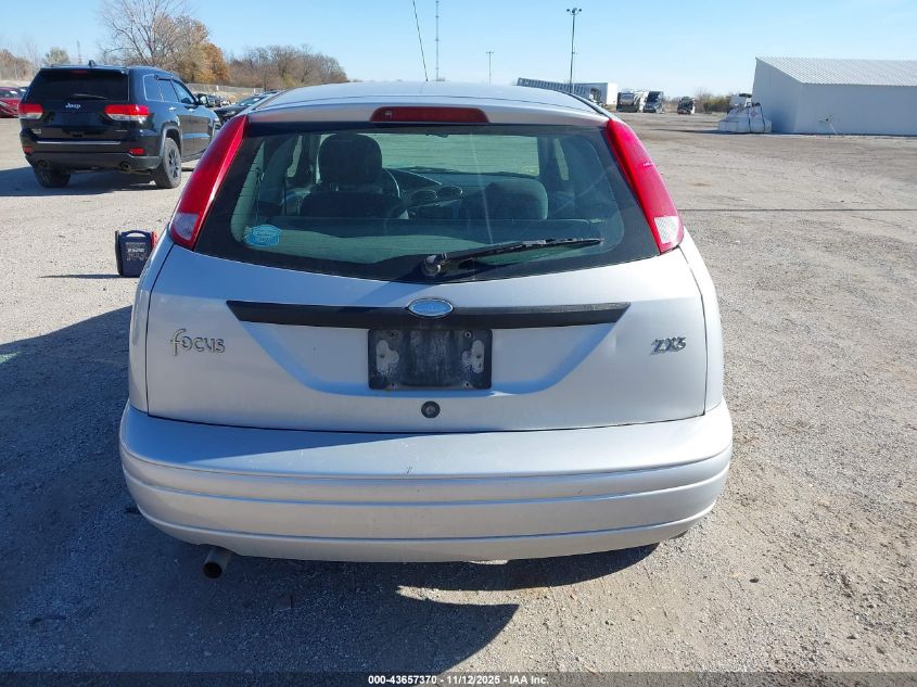 2001 Ford Focus Zx3 VIN: 3FAFP31311R210954 Lot: 43657370