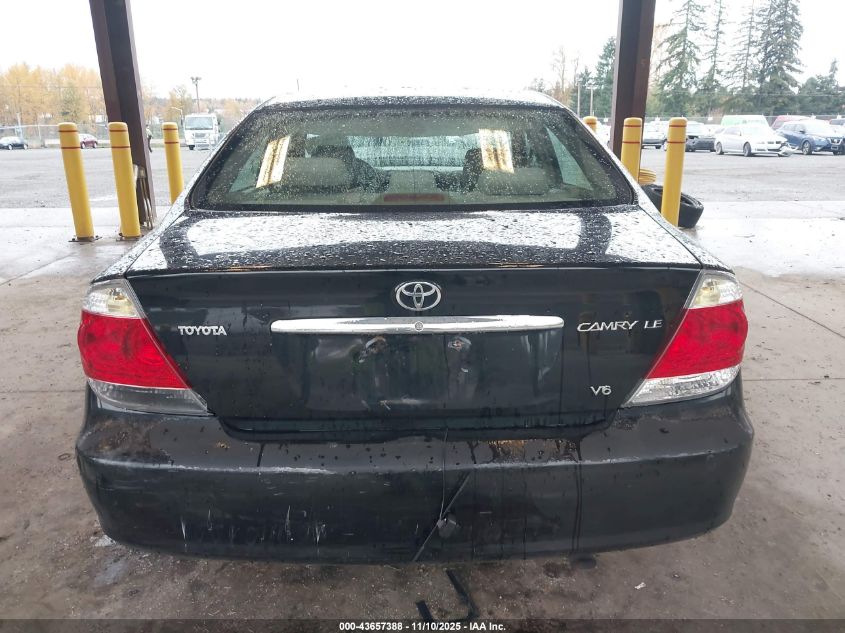 2005 Toyota Camry Le V6 VIN: 4T1BF32K35U101861 Lot: 43657388
