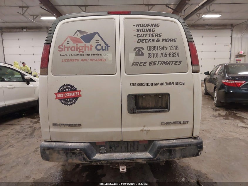2001 Chevrolet Express VIN: 1GCFG25W911173770 Lot: 43657435