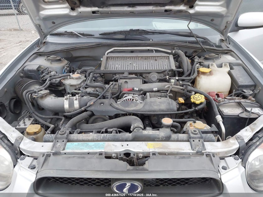 2004 Subaru Impreza Wrx VIN: JF1GG29634G804535 Lot: 43657520