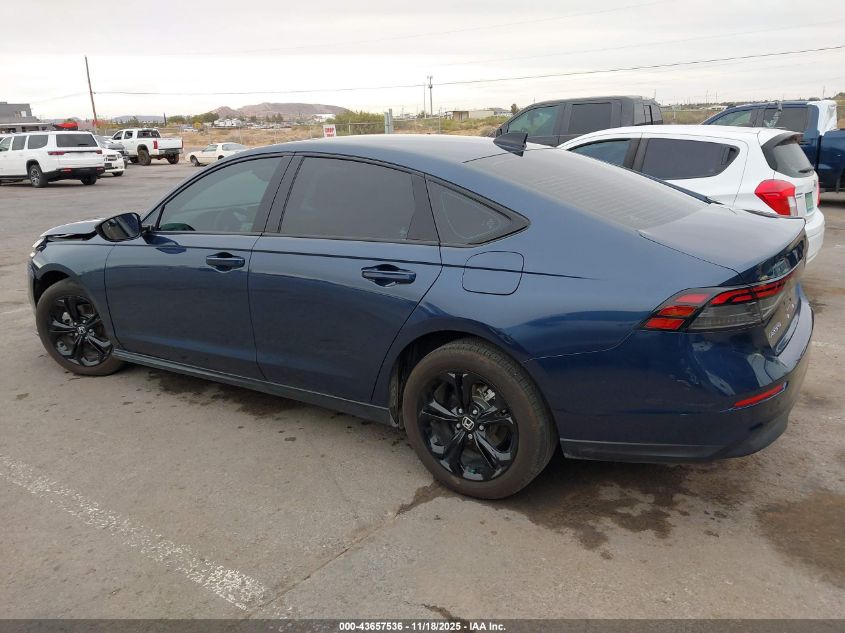 2025 Honda Accord Se VIN: 1HGCY1F43SA030534 Lot: 43657536