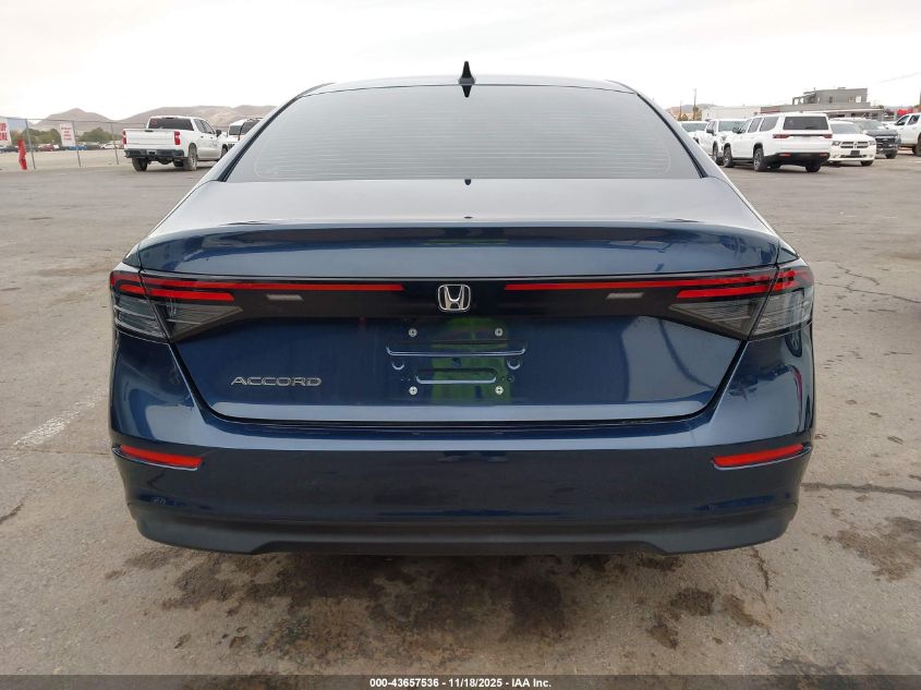 2025 Honda Accord Se VIN: 1HGCY1F43SA030534 Lot: 43657536