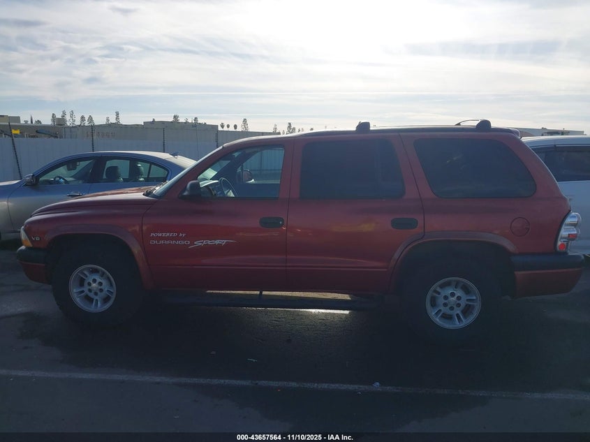 2000 Dodge Durango VIN: 1B4HR28Y5YF139836 Lot: 43657564