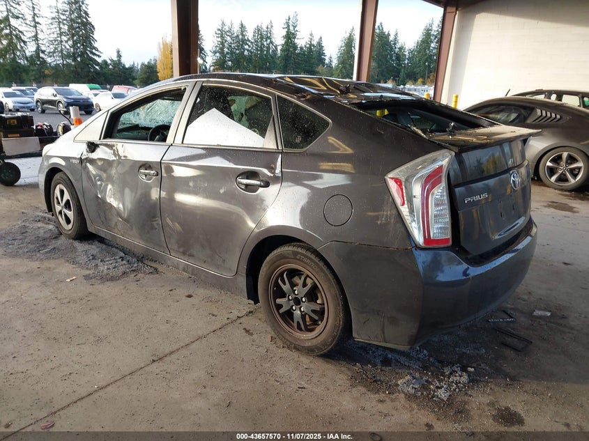 2013 Toyota Prius Two VIN: JTDKN3DU9D1729221 Lot: 43657570