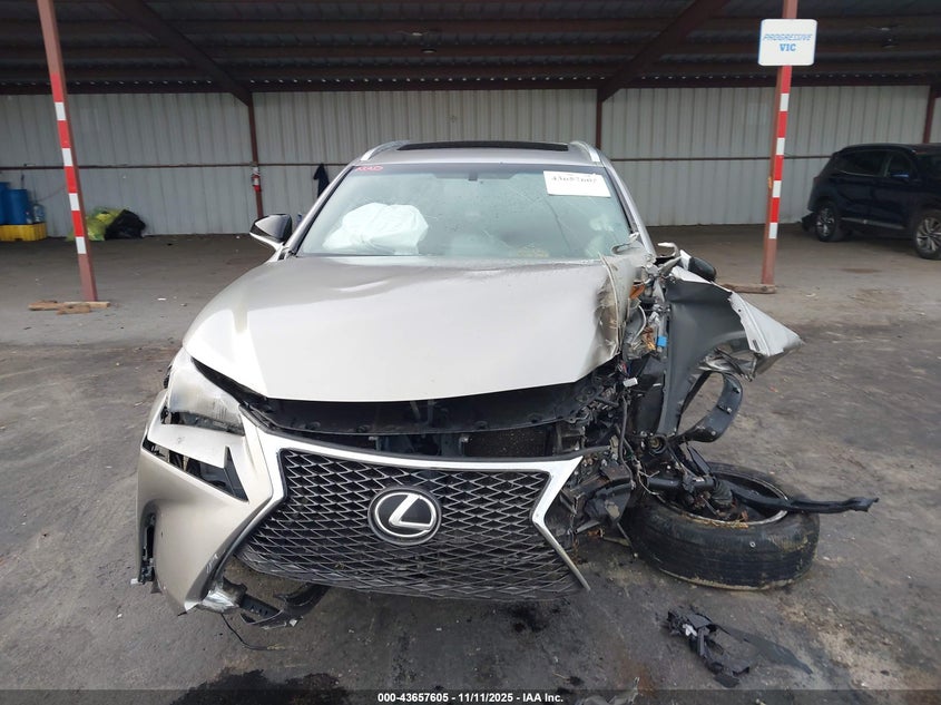 2016 LEXUS NX 200T F SPORT JTJBARBZ8G2087504