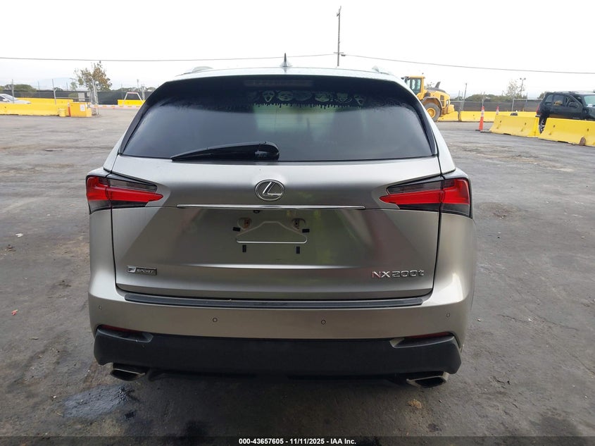 2016 LEXUS NX 200T F SPORT JTJBARBZ8G2087504
