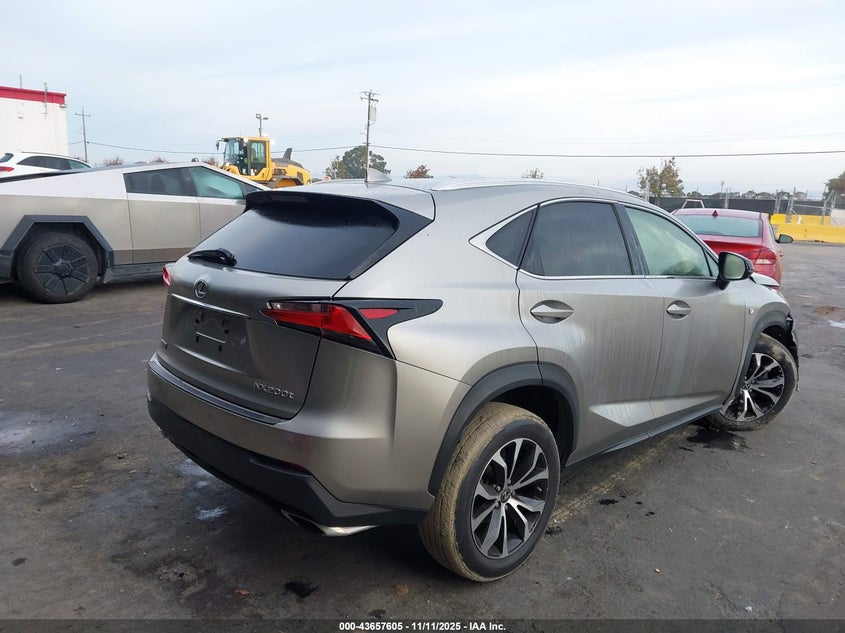 2016 LEXUS NX 200T F SPORT JTJBARBZ8G2087504