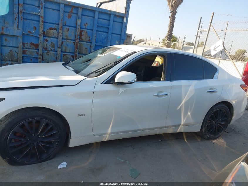 2018 Infiniti Q50 3.0T Luxe VIN: JN1EV7APXJM592127 Lot: 43657628