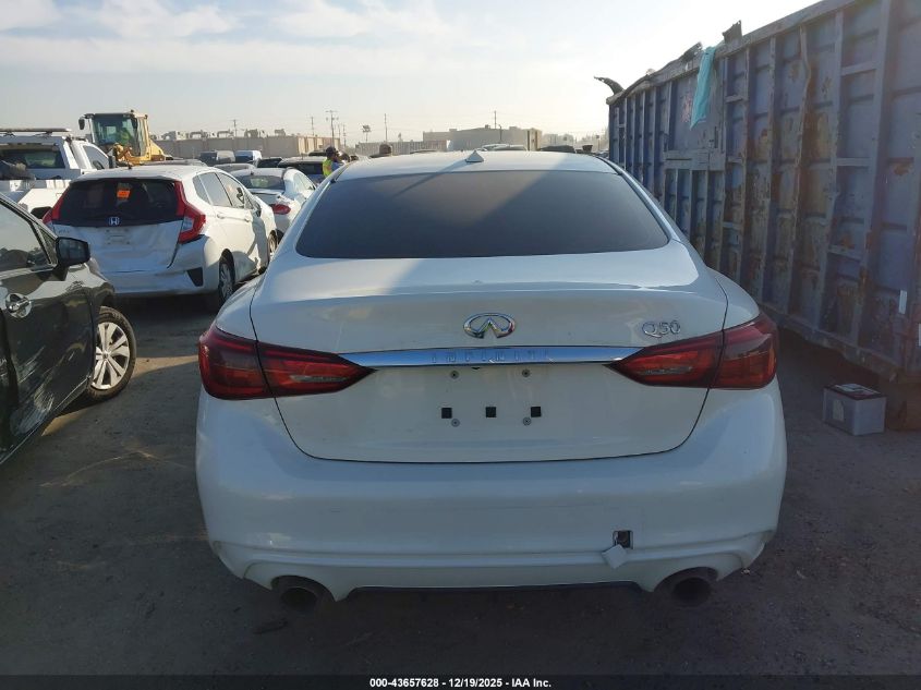 2018 Infiniti Q50 3.0T Luxe VIN: JN1EV7APXJM592127 Lot: 43657628
