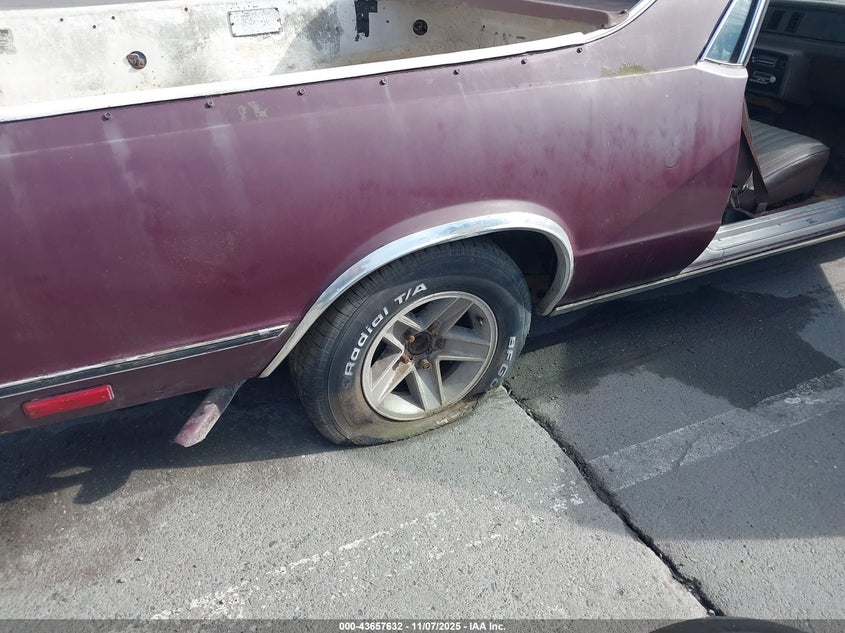 1984 Chevrolet El Camino VIN: 1GCCW80H2ER151974 Lot: 43657632